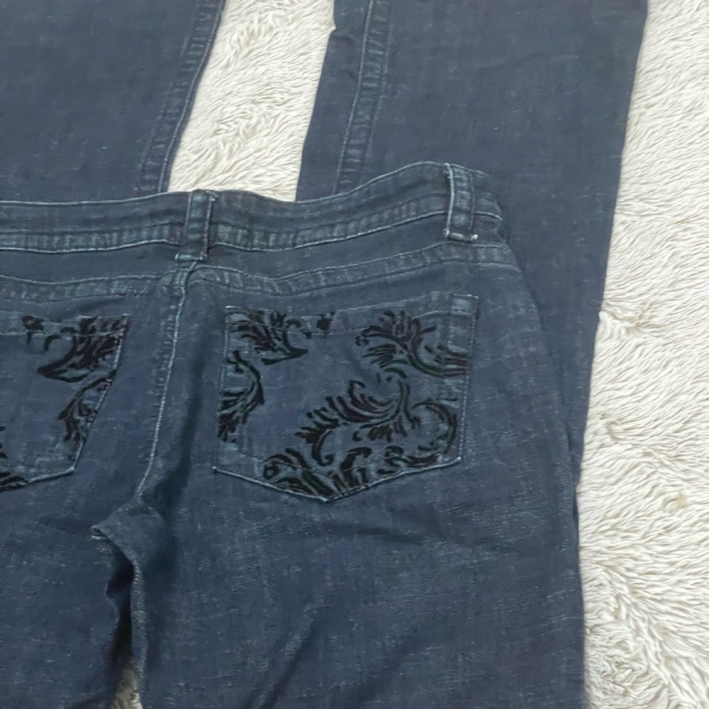 Lee Women's Deep Indigo Straight Leg Jeans - Picture 2 of 7